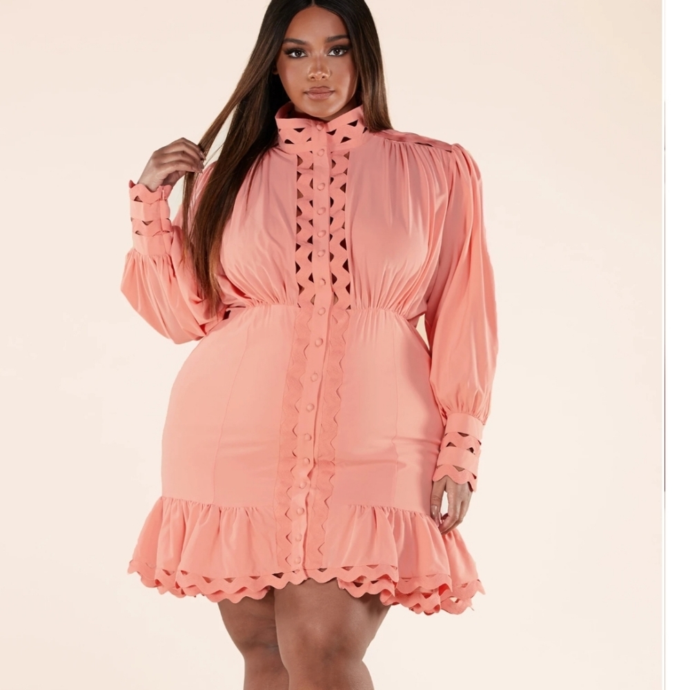 NWT Plus size gorgeous barbie doll mini dress